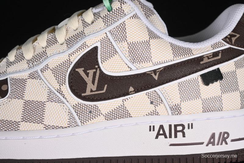 Nike Air Force 1 '07 Low Louis Vuitton Collaboration Casual Sneakers - LD4631-202