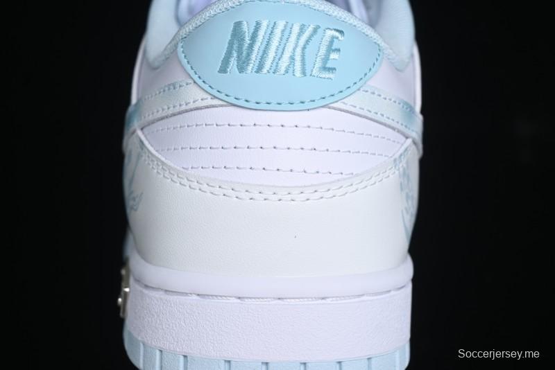 Nike Dunk Low Year of the Dragon Limited Edition Imperial Blue and White Porcelain Low-Top Casual Sneakers - DV0833-104