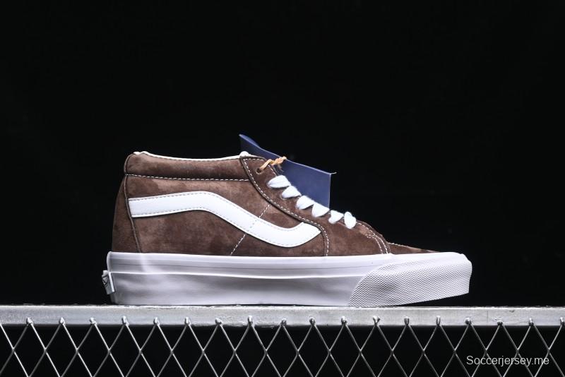 Vans Sk8-Mid Reissue 83 Premium Suede Retro Skate Shoes - VN000CQQDMV