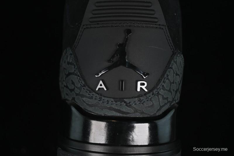Nike Air Jordan 3 Retro Basketball Shoes in Midnight Black - CT8532-001