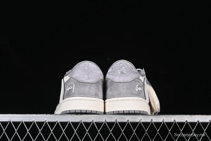 Nike Travis Scott x Fragment Design x Air Jordan 1 Low OG SP AJ1 Sneakers - DM9288-001