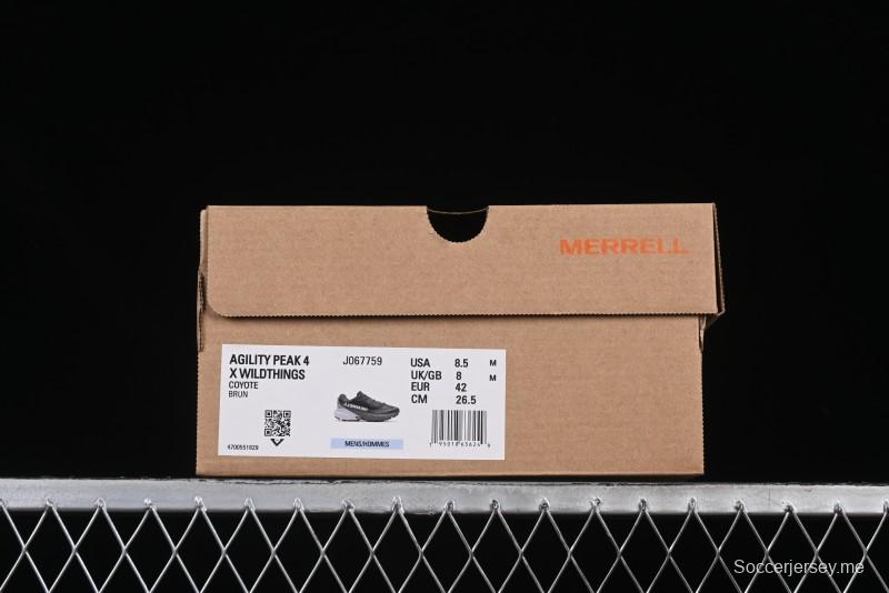 Merrell Agility Peak 4 Trail Running Shoes with Cushioning and Grip for Outdoor Hiking - J067759