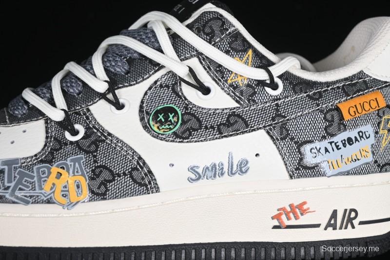 Nike Air Force 1 '07 Low Hip Hop Gucci Style Casual Sneakers - BD0077-555