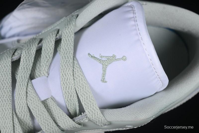 Nike Air Jordan 1 Low AJ1 Amber Green Low-Top Casual Sneakers - HF4078-100