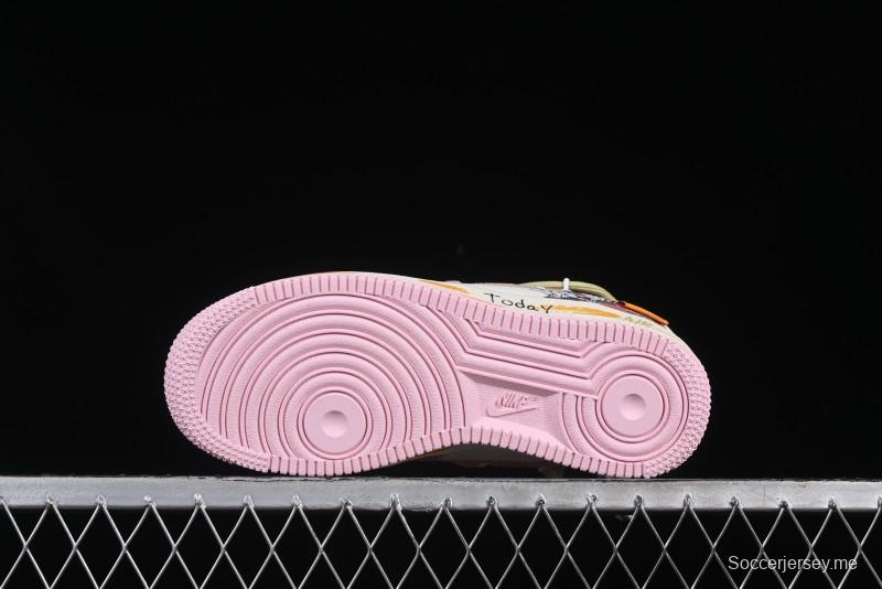 Nike Air Force 1 '07 Low Bugs Bunny Custom Casual Sneakers - BD7700-666