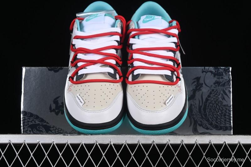 Nike Dunk Low Panda Prank CNY Year of the Dragon Limited Edition SB Low-top Casual Sneakers - DV0831-101