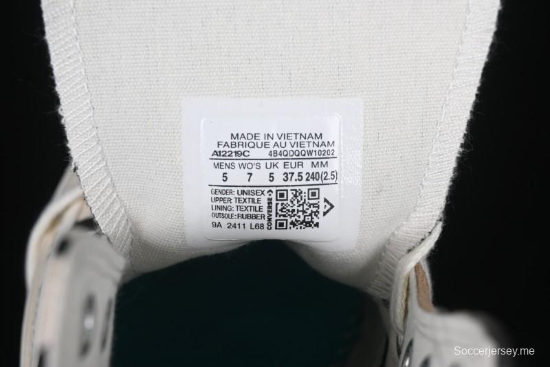 Converse x Brain Dead High Top Casual Sneakers with Mismatched Camouflage Design - A12219C