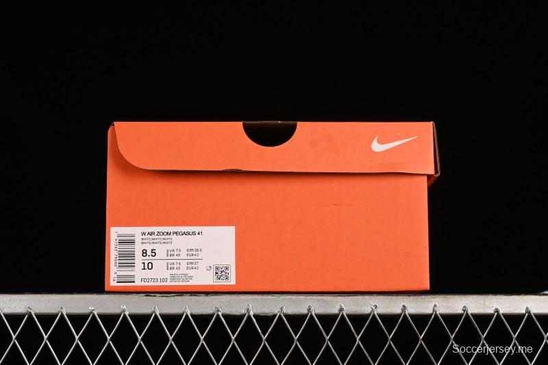 Nike Air Zoom Pegasus 41 Breathable Lightweight Running Shoes with Cushioning - FD2723-102