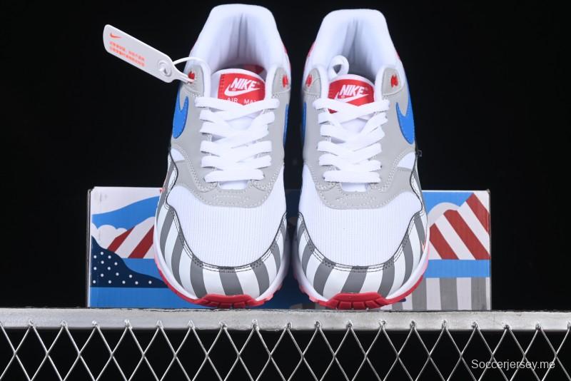 Nike Air Max 1 Retro Running Shoes with Half-Sole Air Cushion - AT3057-100