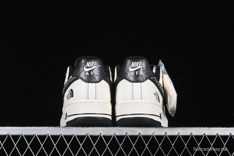 Nike Air Force 1'07 Low The North Face Collaboration Patent Leather Black Stitch Low-Top Casual Sneakers - DM6688-005