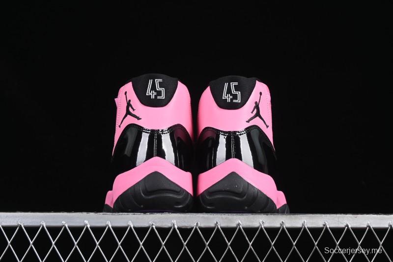 Nike Air Jordan 11 Retro High Top Basketball Shoes in Black Pink - CT8012-500