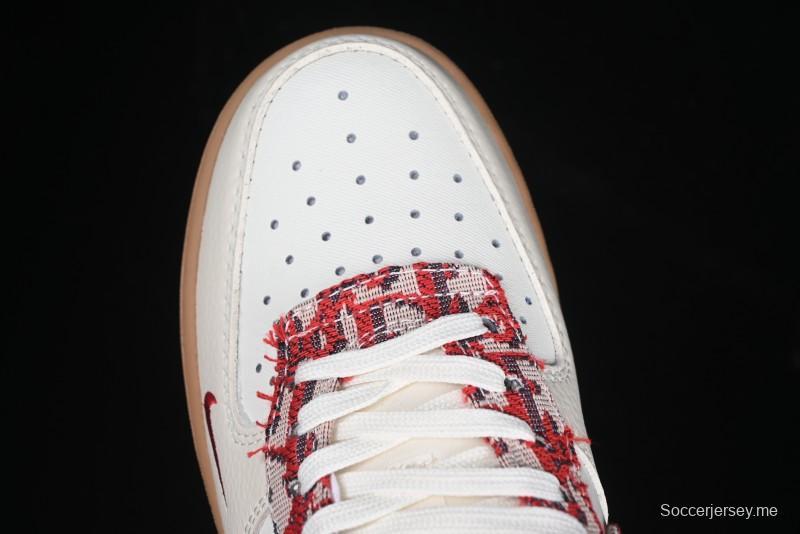 Nike Air Force 1 '07 Low Dior Collaboration Beige Floral Low-Top Casual Sneakers - KK1988-049