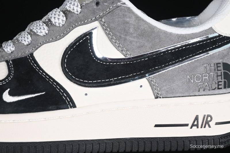 Nike Air Force 1'07 Low The North Face Collaboration Black Beige Grey Casual Sneakers - XZ6188-976