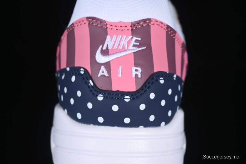 Nike Air Max 1 Retro Running Shoes with Half-Sole Air Cushion - AT3057-100