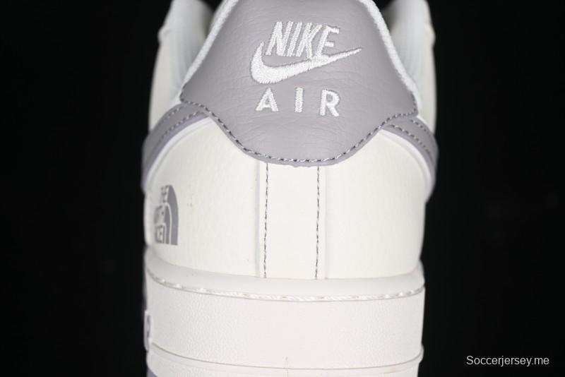 Nike Air Force 1 '07 Low The North Face Collaboration Beige Grey Red Label Casual Sneakers - BB7518-009