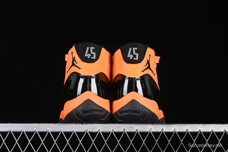 Nike Air Jordan 11 Retro High Top Basketball Shoes in Black/Orange - CT8012-800