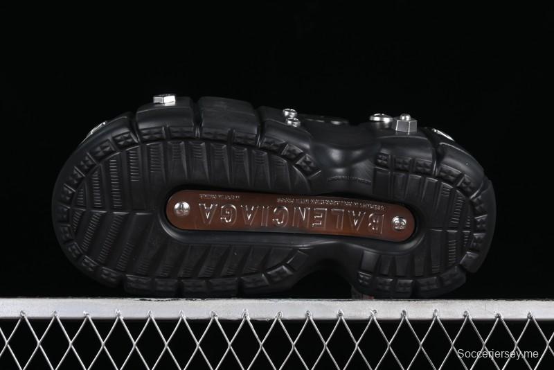 Balenciaga Hardcrocs Slide EVA Round Toe Ultra Thick Sole Clog Sandals - W1S8N1081