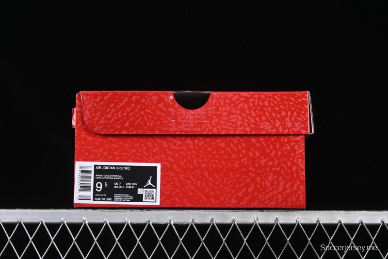 Nike Air Jordan 3 Retro Valentine's Day Limited Edition Sneakers - HJ0178-600