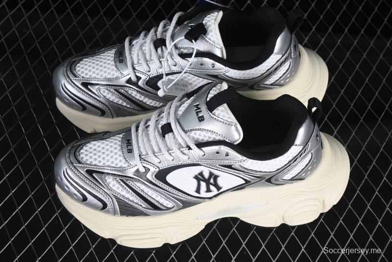 New York Yankees MLB Winner Chunky Height Increasing Thick Sole Running Shoes - 3ASHWD15N50IVS