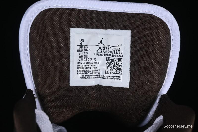 Nike Air Jordan 1 Low AJ1 Mocha Pink Casual Lifestyle Sneakers - DC0774-182