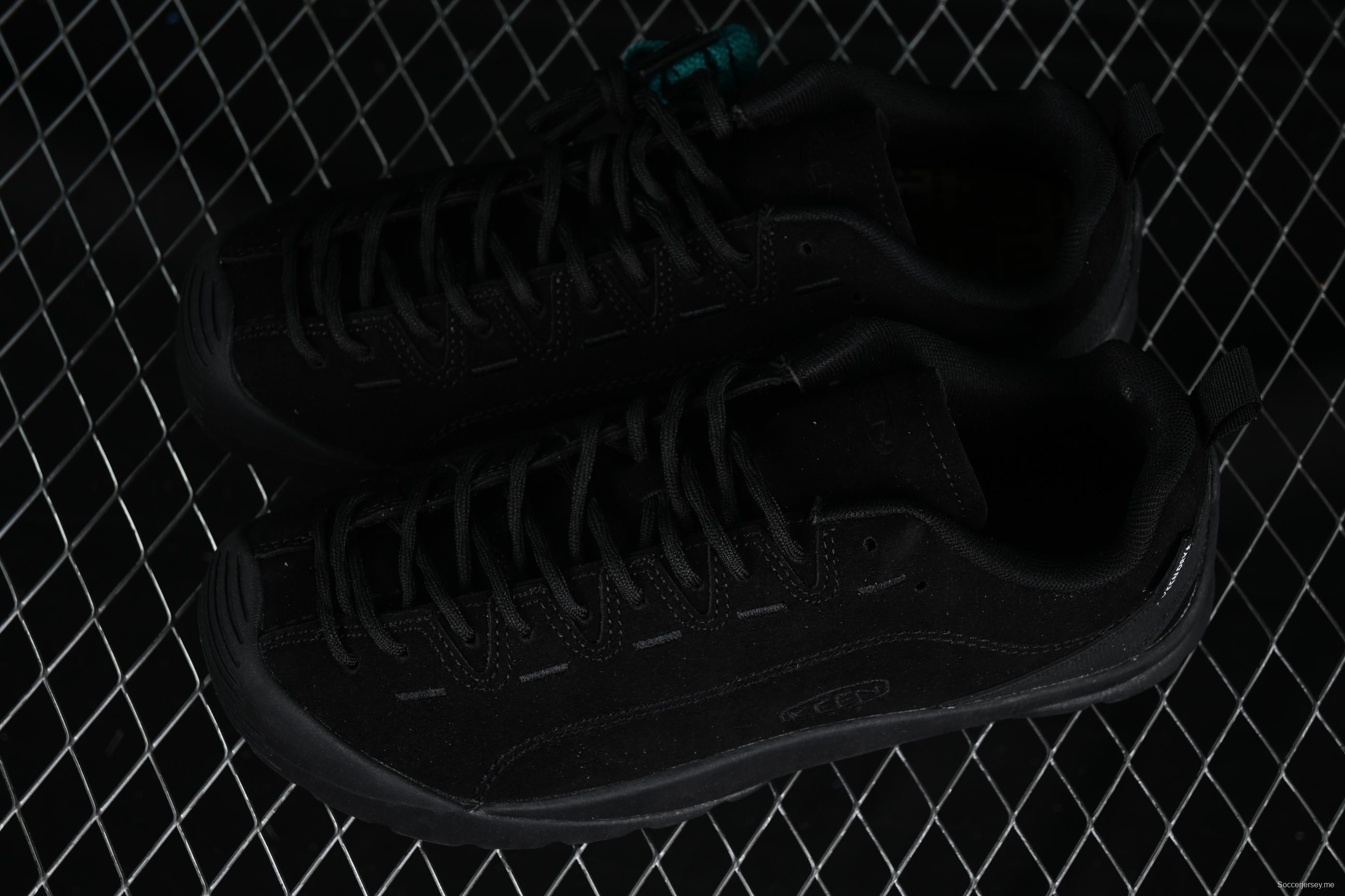 KEEN Men's Jasper II Waterproof Sneaker - All-Black Minimalist Design