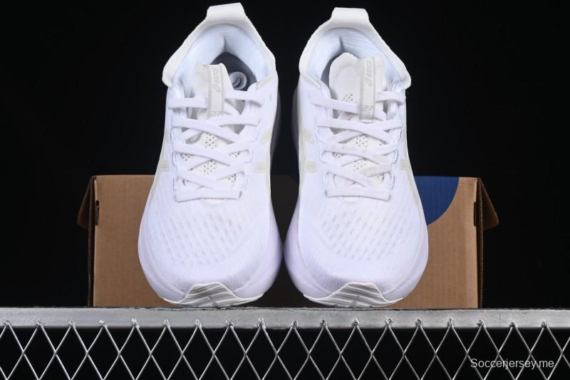 Asics Gel-Nimbus 27 Retro Breathable Casual Shoes with Cushioning for Men - 1012B753-100