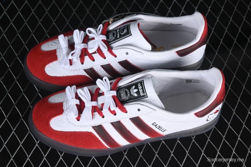 Adidas Originals Gazelle Indoor II Retro Casual Slip-Resistant Wear-Resistant Low-Top Sneakers - II0013