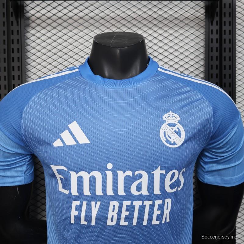 إصدار اللاعبين 25/26 قميص حارس مرمى ريال مدريد الأزرق