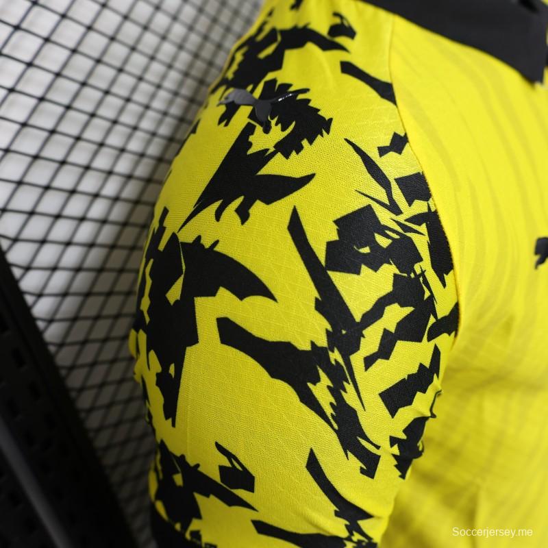 إصدار اللاعب 25/26 قميص بوروسيا دورتموند أصفر بنقشة سوداء