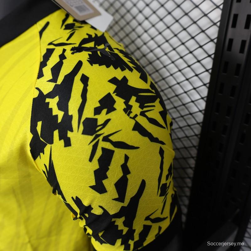إصدار اللاعب 25/26 قميص بوروسيا دورتموند أصفر بنقشة سوداء