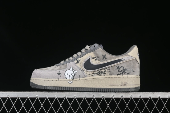 Nike Air Force 1'07 Low Dark Skull Casual Sneakers - YD2425-660