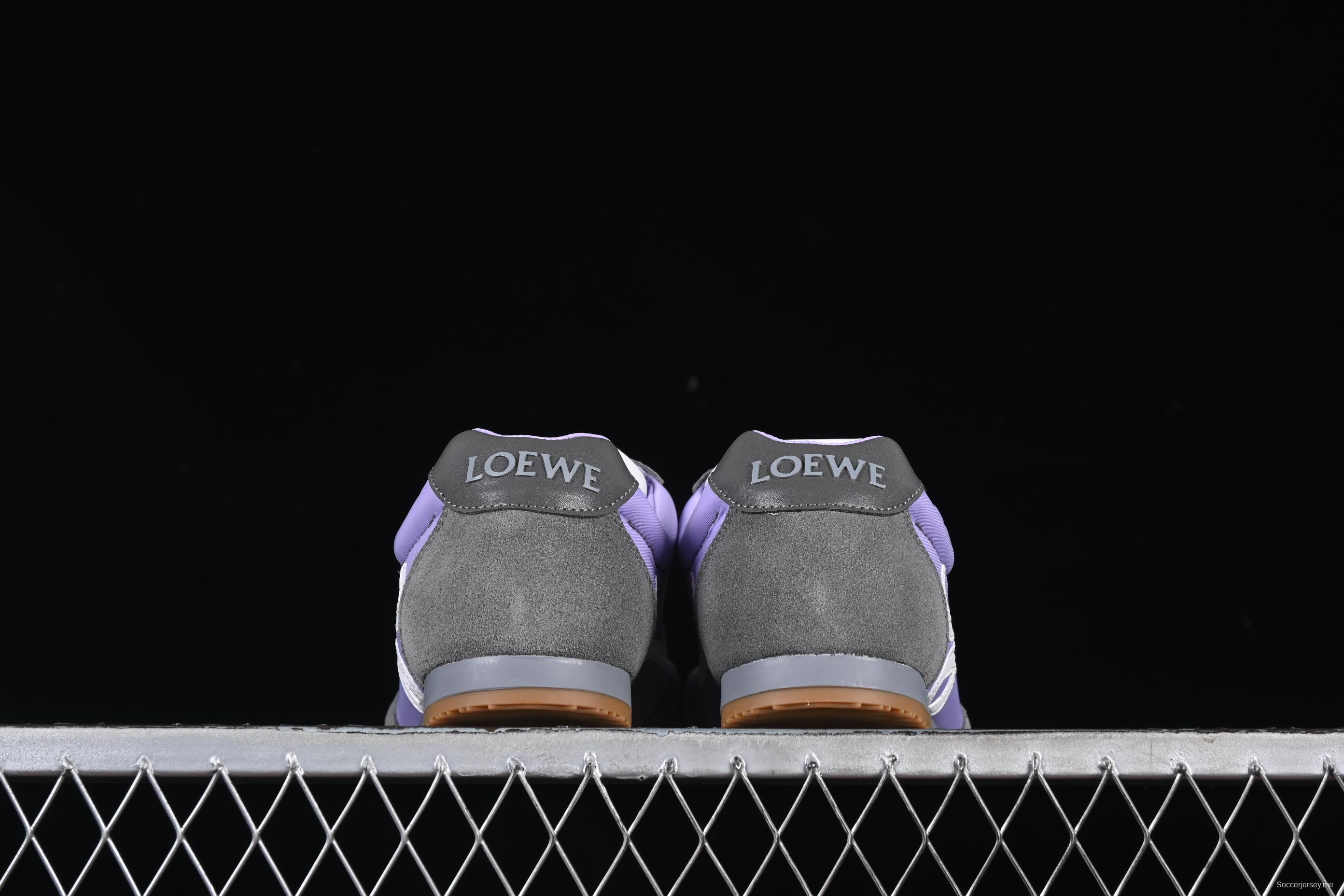 Loewe Ballet Runner 2.0 Sneakers Retro Style Lightweight Casual Shoes - PURPLE