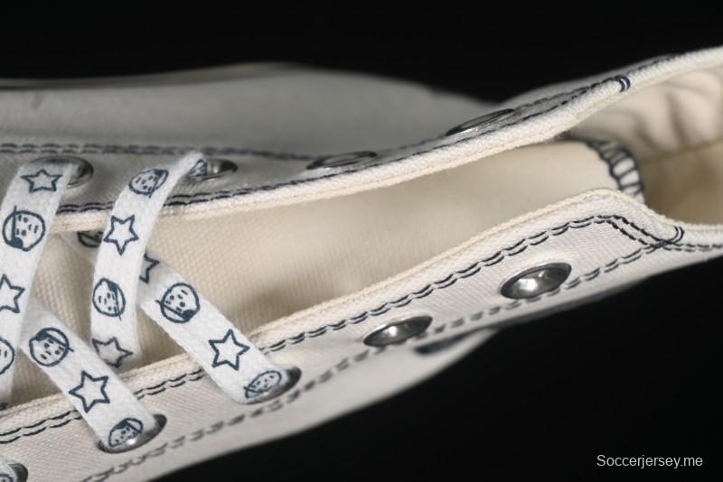 Converse Chuck Taylor All Star 1970s High Top Canvas Sneakers with Noritake Hand-Drawn Elements - A15787C