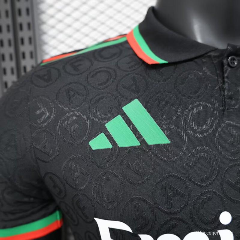 إصدار اللاعب 25/26 قميص أرسنال الأسود الخاص 25/26