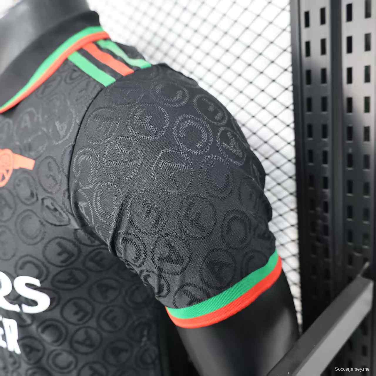 إصدار اللاعب 25/26 قميص أرسنال الأسود الخاص 25/26