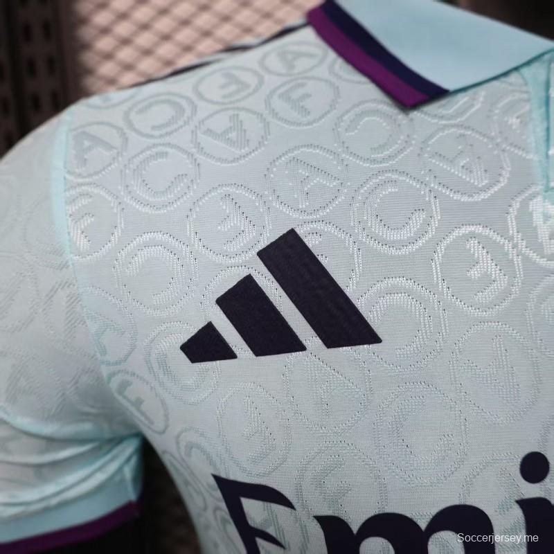 إصدار اللاعب 25/26 قميص أرسنال الأزرق الخاص 25/26