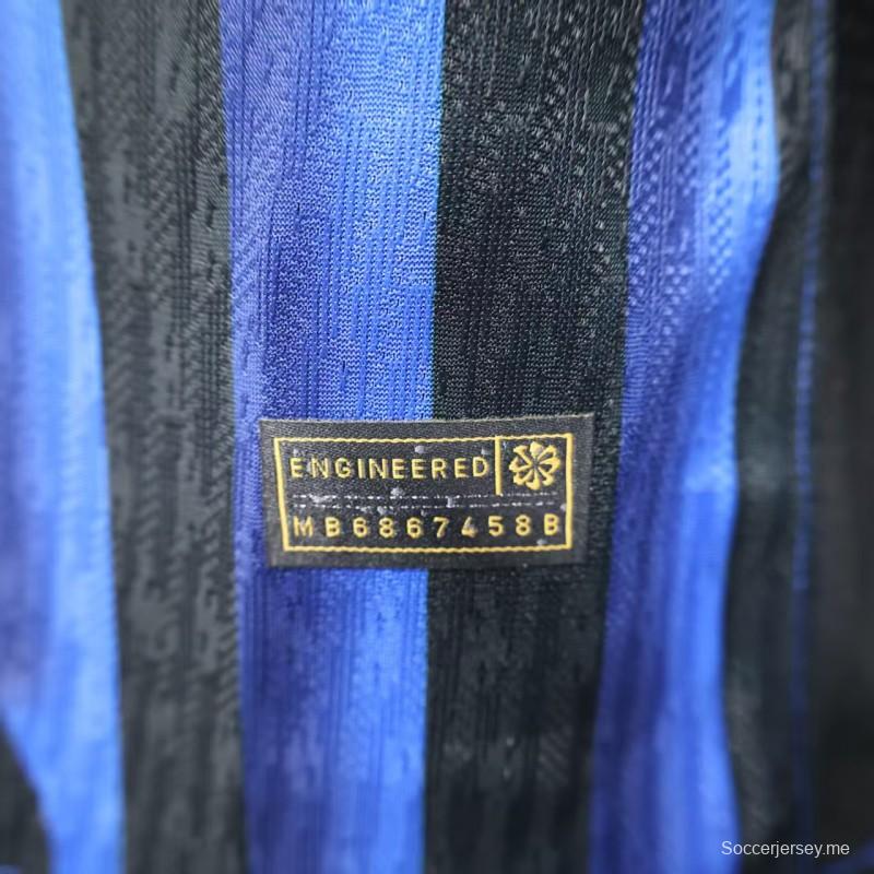 نسخة اللاعب 25/26 قميص فريق إنتر ميلان 25/26 بدون راعي