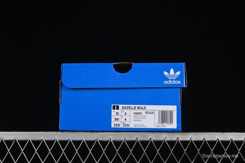 Adidas Originals Gazelle Bold HQ6893 Low-Top Platform Sneakers with Non-Slip Durable Sole