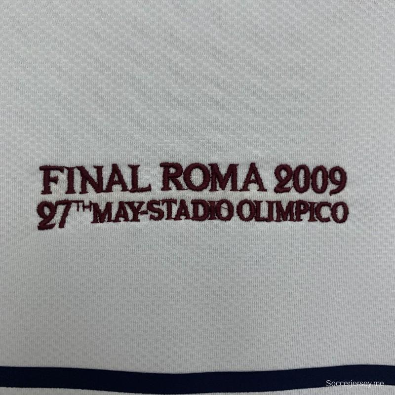 08/09 08/09 قميص ريترو مانشستر يونايتد في دوري أبطال أوروبا نسخة ذهاباً وإياباً