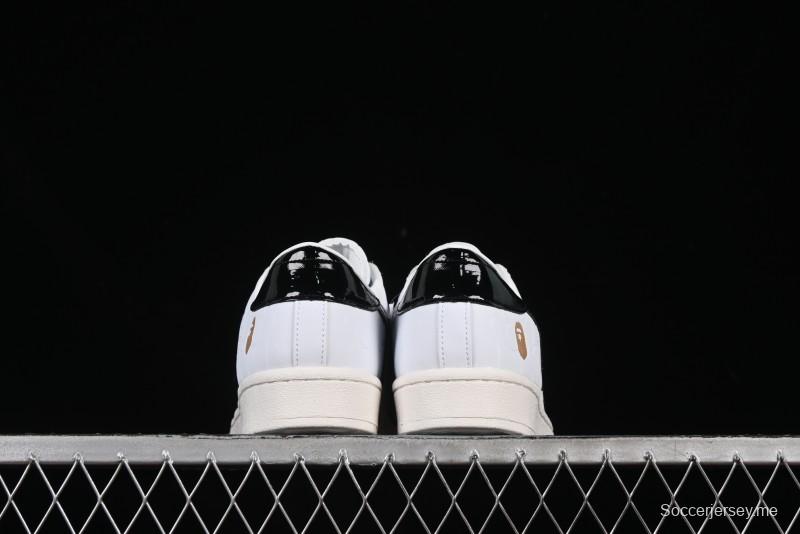 أديداس بابي سوبرستار بابي JR2701 حذاء رياضي كاجوال بمقدمة صدفة - JR2701