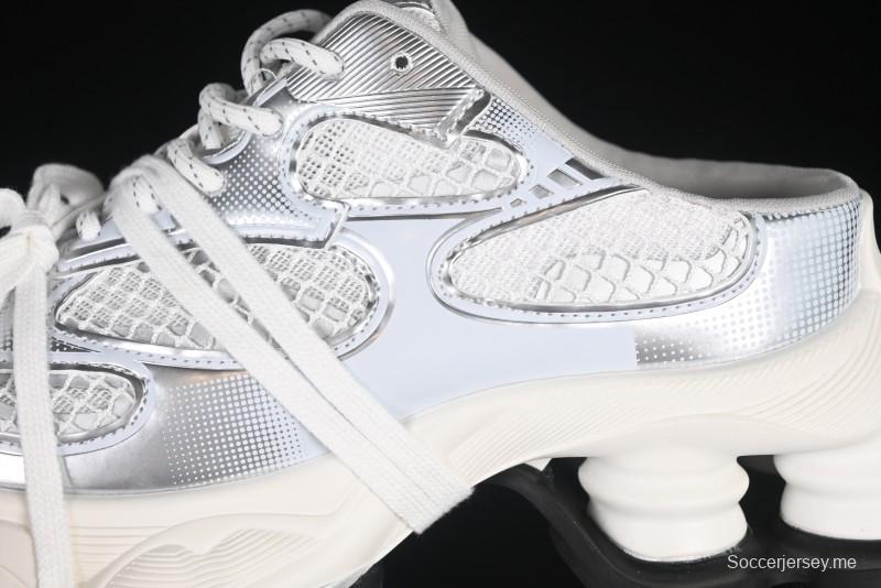 حذاء رياضي ذو رباط بتصميم نجمة بتصميم نجمة بأربطة مجوفة مع زيادة ارتفاع 5 سم - G25U9789