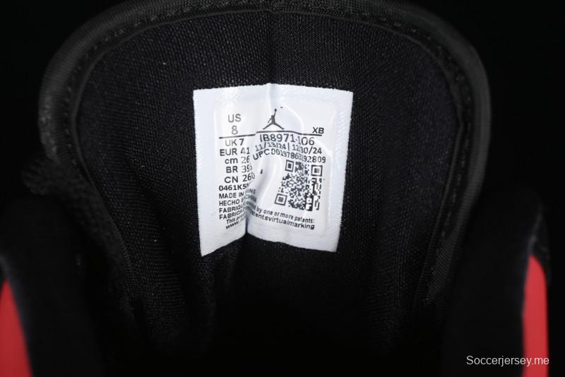 حذاء نايك اير جوردان 1 لاو "أبيض أسود أسود جيم أحمر" سنيكرز ريترو كاجوال - IB8971-106