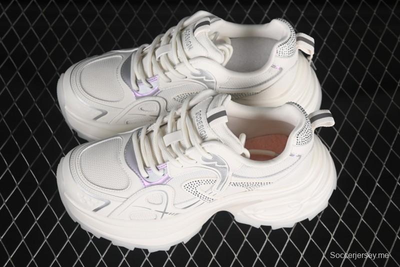 GG-CC 25ss حذاء رياضي مكتنزة جديد بمنصة مكتنزة بزيادة ارتفاع 7 سم - 668-2