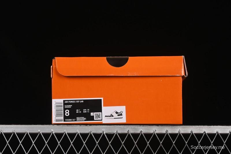 حذاء نايك اير فورس 1 '07 منخفض LV Collaboration LV Collaboration بطباعة مزدوجة من الدنيم الكاجوال - YX5066-317