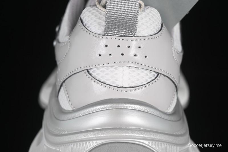 حذاء أبي كاجوال ذو سلسلة لؤلؤية من الدانتيل GG-CC - 250310 فضي