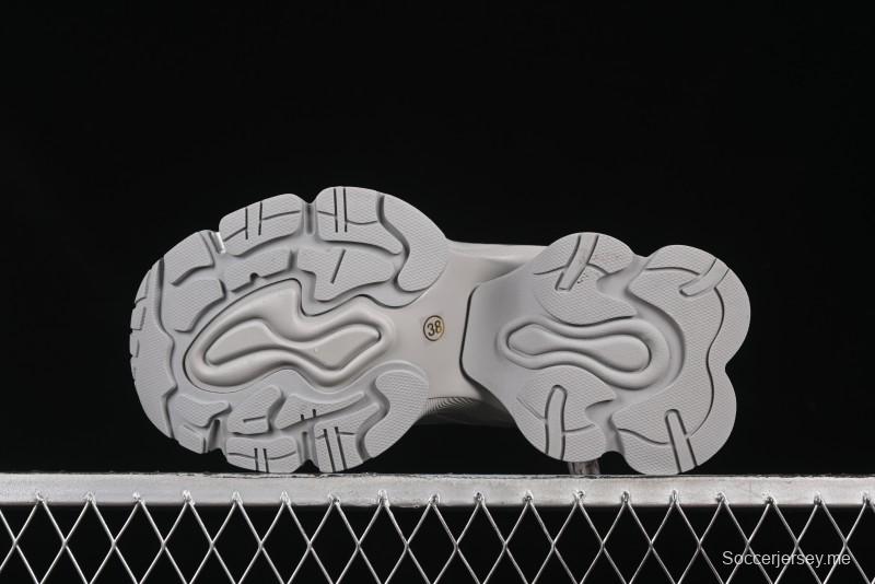 حذاء أبي مجوف بأربطة من نفس النمط GG-CC بنمط نجمة ذات أربطة مجوفة مع زيادة ارتفاع 5 سم - G25X269