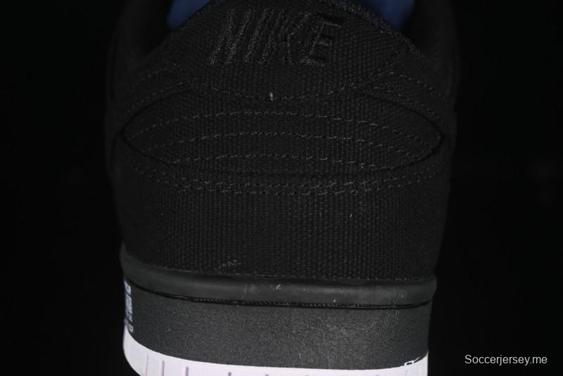 حذاء تزلج نايك SB Dunk Low Pro ISO باللون الأسود المطاطي SB منخفض السقف - CD2563-006