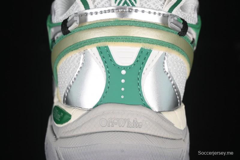 حذاء كاجوال كاجوال أخضر اللون أخضر بربطة عنق مصبوغة بالألوان من أوف وايت بي رايت - X.E5