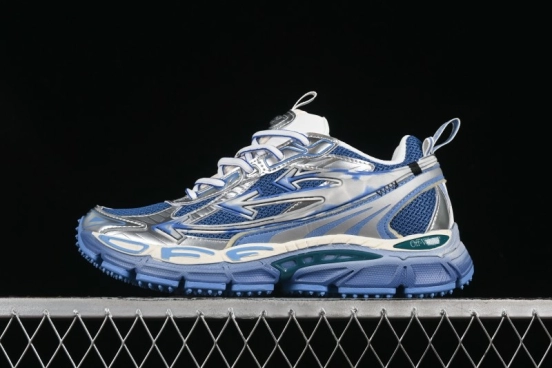 حذاء كاجوال كاجوال كاجوال أزرق اللون أزرق بربطة عنق مصبوغ من أوف وايت بي رايت - X.E5