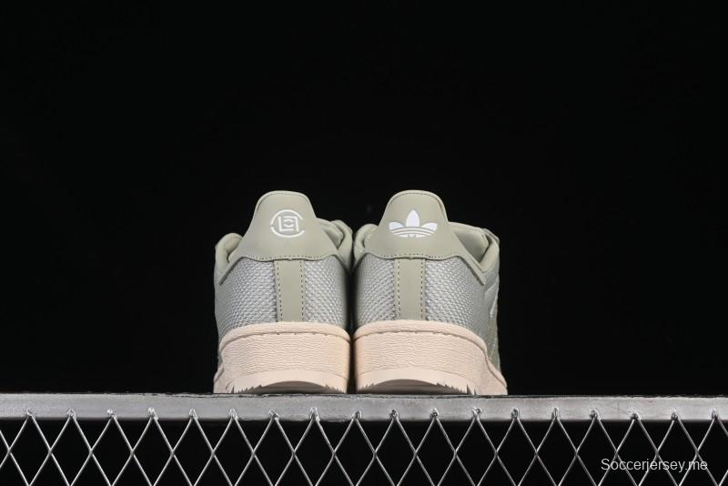 أديداس كلوت كلوت سوبرستار سوبرستار سنيكرز شيل تو في القدمين بتصميم مسنن - IH3643